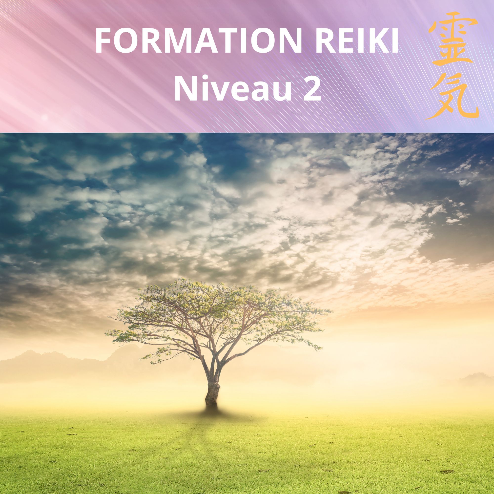 Image page de présentation stage de REiki niveau 2