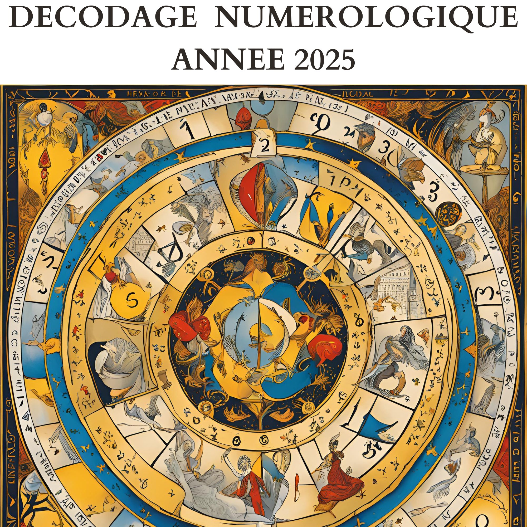 Image Décodage numérologique année 2025
